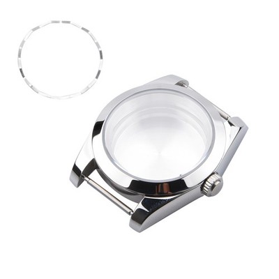 39mm 5ATM Life Waterproof Sapphire Glass Steel Watch Case For Seiko NH35 NH36 A