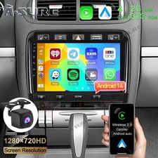 For Porsche Cayenne 2002-2010 Car Stereo Radio Android14 CarPlay GPS Player +CAM