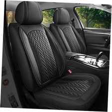 F-150 Seat Covers,Leather Truck Seat Covers Waterproof 5PCS Full Set Black
