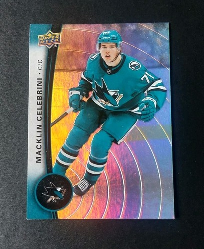 Macklin Celebrini #104 2025 Upper Deck Tim Hortons card