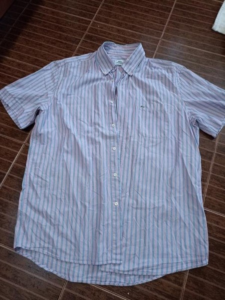 Men Lacoste Shirt Pink 40 /L / 48 #9ZFK
