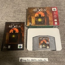 Hexen N64 Nintendo 64 Complete CIB Authentic Very Clean Rare Box Manual Tray