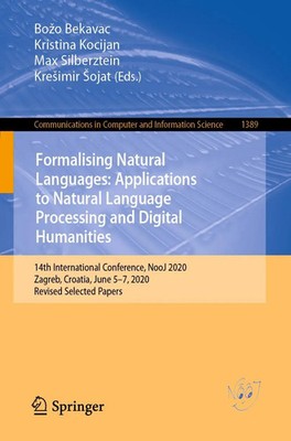 Boz¿o Bekavac (u. a.) | Formalising Natural Languages: Applications to...