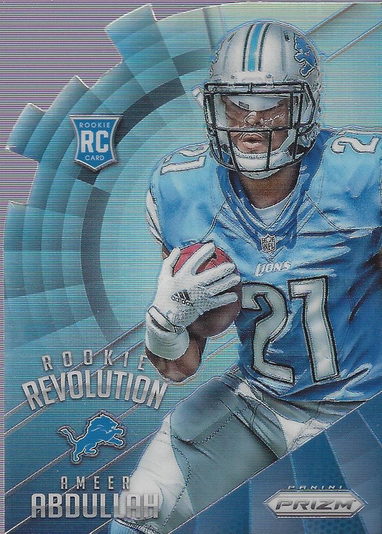 Ameer Abdullah Panini Prizm Rookie Revolution #RR14 Prizm