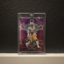 2024 Panini Mosaic Quay Walker No Huddle Purple Mosaic Prizm #28 /50