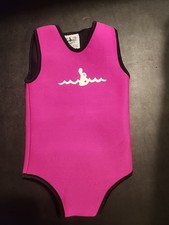 Warm Belly Wetsuit Size 12 Months In Hot Pink