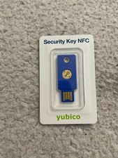 Yubico Fido Security Key NFC Fits USB-A - Blue