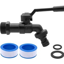 Wasserhahn Garten 3/4 Zoll Messing Frostsicher Kupfer Schlauchanschluss