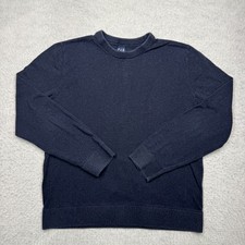 Gap Sweater Blue Crewneck 100 Cotton Pullover Knit Men's Size Medium