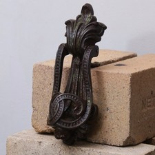 Large Archibald Kenrick Door Knocker, Late 19th century, Cast Iron, VGC