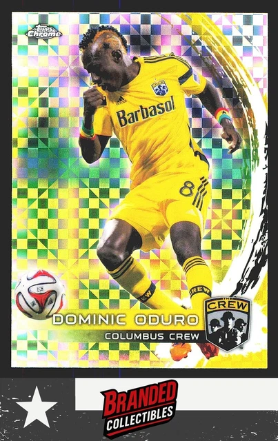 2014 Topps Chrome MLS Dominic Oduro X-Fractors #16 Columbus Crew