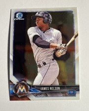 James Nelson 2018 Bowman Chrome Prospects #BCP33 Miami Marlins
