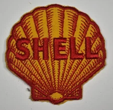 Vintage Shell Gas Oil Service Station Advertising Embroidered Cap Uniform Patch