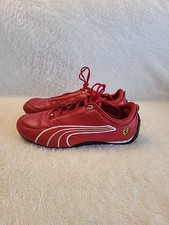 Puma Drift Cat 4 SF Ferrari Cuero Rojo/Blanco Hombres Talla 8 Zapatos Tenis