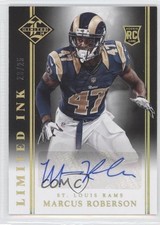 2014 Panini Limited Limited INK Gold 23/25 Marcus Roberson #LI-MR Auto 0c2