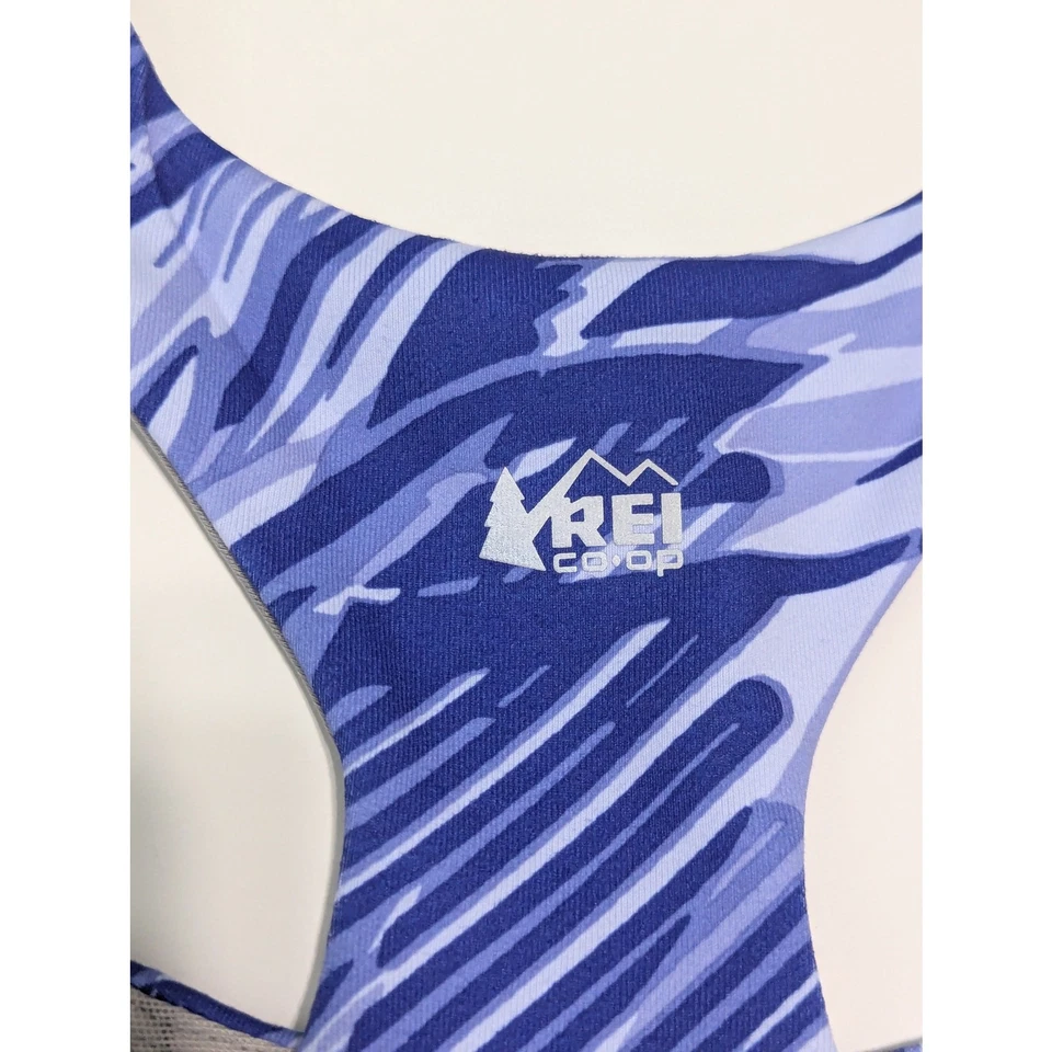 Sujetador deportivo REI Active Pursuits flujo fluido fresco periwinkle púrpura para mujer XLarge Foto 4 de 4