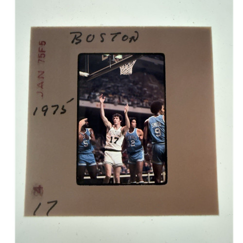 1975 John Havlicek Celtics vs Buffalo Braves Original 35mm Slide kodak