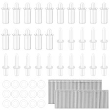 125 PCS Repair Plantation Shutters Tool Set, 0.75 inch, white