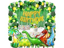 176pcs Dinosaur Birthday Party D cor Extra Large