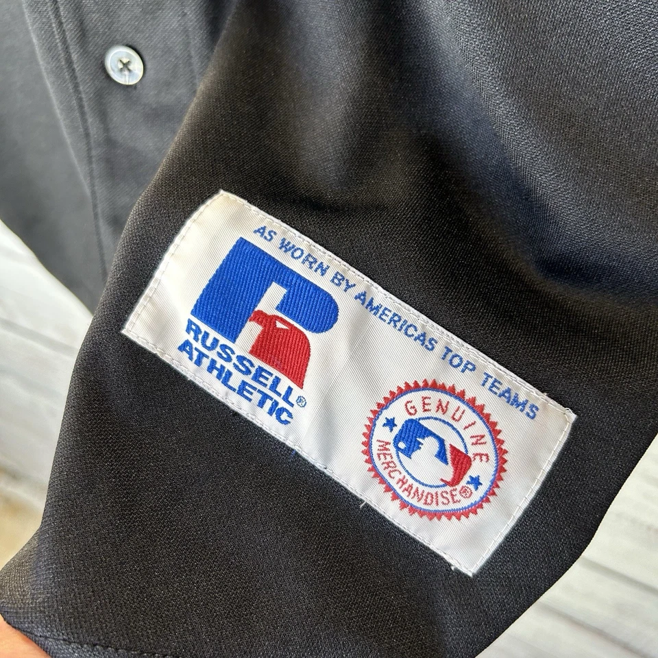 Camiseta de Colección Majestic Piratas de Pittsburgh Cosida MLB Negra Jóvenes Niños Grande 14/16 Foto 2 de 4