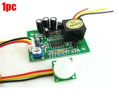 Infrared Module Output Sensor Adjustable Relay 12V Pyroelectric Pir Ir Ic New gx