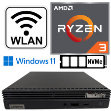 Lenovo ThinkCentre M75q Gen 2 WLAN AMD Ryzen 3 5300GE 8/16/32GB NVME SSD Mini PC