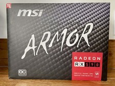 MSI Radeon RX 590 DirectX 12 RX 590 ARMOR 8G OC 8GB 256-Bit GDDR5 PCI Express