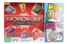 Hasbro Parker Brothers Monopoly Electronic Banking Board Game 2-6 Players Sealed
