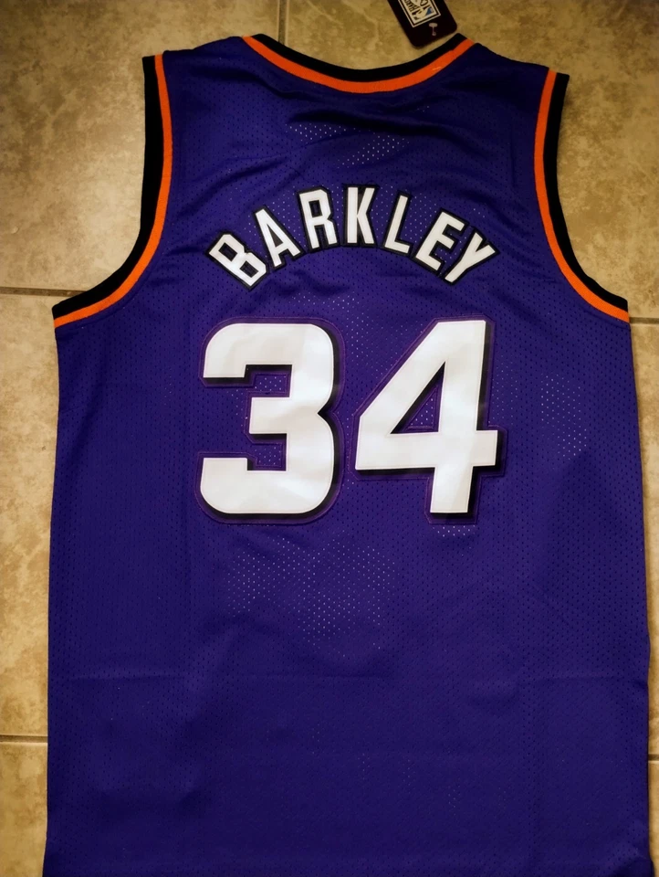 Футболка Phoenix Suns Charles Barkley No34 ретро фиолетовая футболка продавец из США - Изображение 3 из 4