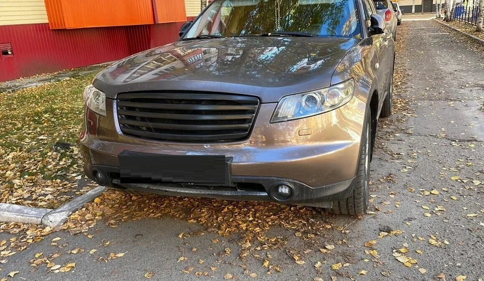 Compatível com Infiniti FX35 FX45 grill sport abs plástico 2003-2008 preto Igen - Imagem 3 de 4