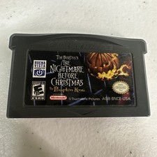 **The Nightmare Before Christmas GBA Gameboy Advance Cartridge - Tested** Works