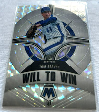 2022 Panini Mosaic Baseball Tom Seaver New York Mets Will to Win Mosaic Prizm