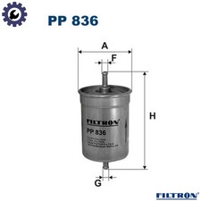 FUEL FILTER PP 836 FOR SKODA GAZ SOBOL GAZELLE/Van/Platform/Chassis/Bus  VW