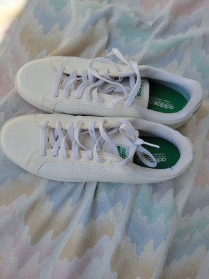 adidas neo Cloudfoam Advantage Clean Men s Sneakers White/Green AW3914
