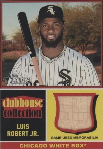 2025 Topps Heritage Chrome Sparkle Refractor Luis Robert Jr
