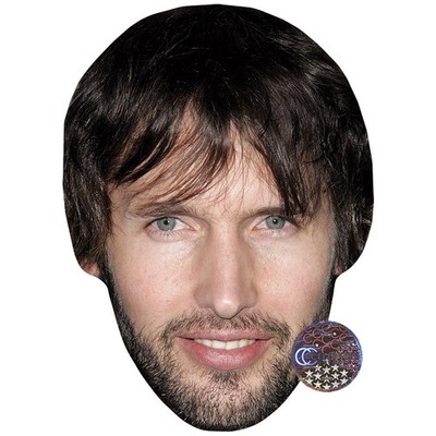 James Blunt (Beard) Celebrity Mask, Flat Card Face, Fancy Dress Mask