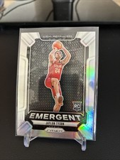 2024-25 Panini Prizm - Emergent Jaylon Tyson #25 Silver Prizm (RC)