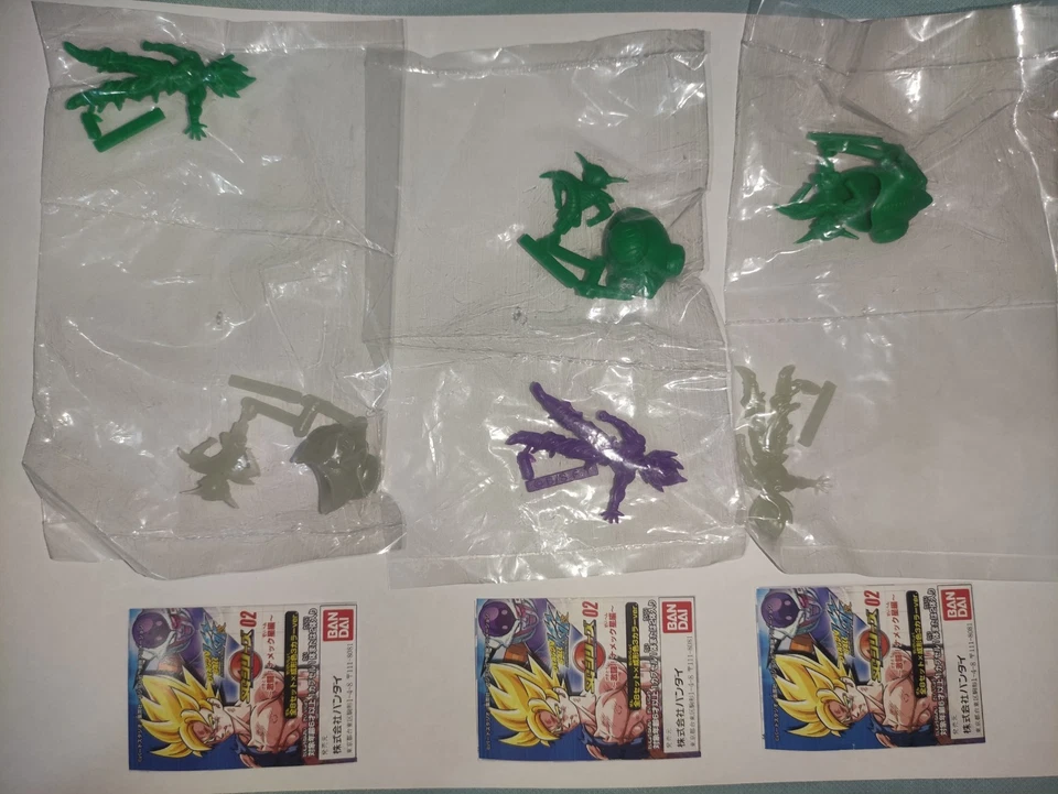 set 40 mini gashapon dragon ball kai SG 02 batalla en en planeta namek 2009 NEW - Imagen 2 de 4