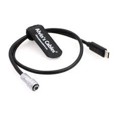 BMPCC 4K 6K Trigger Power Cable USB C PD to Weipu 2 Pin for Blackmagic Camera