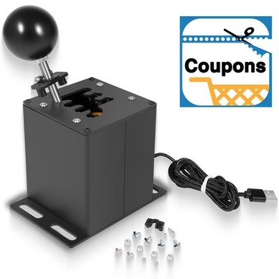 PC USB H Gear Shifter Sim Racing Game For Logitech G29 G27 G25 G920 Thrustmaster