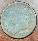 Photo of a 1809-P Half Cent from an eBay listing that sold on Jul 9, 2026
