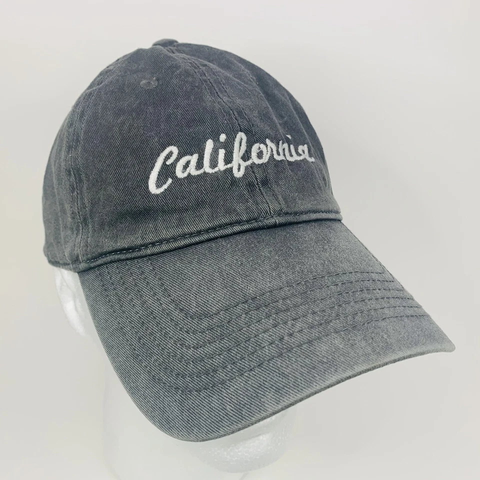 CALIFORNIA J. Galt Newport Envejecido Mujer Sombrero Gorra de Pelota AJUSTABLE Ajuste Relajado Foto 3 de 4