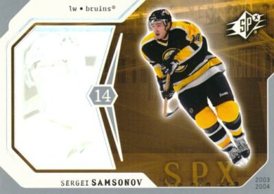 2003-04 SPx #7 SERGEI SAMSONOV - Boston Bruins
