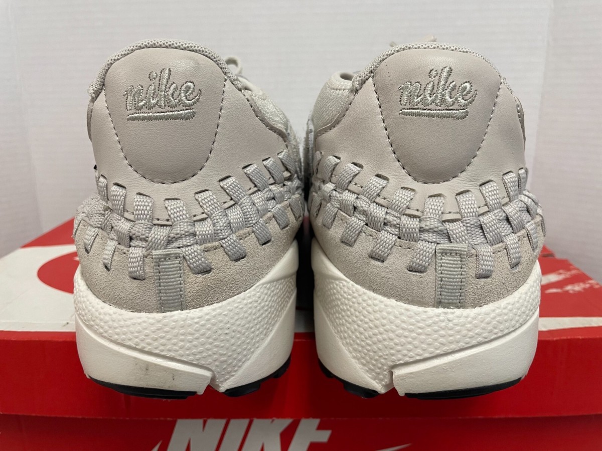 NIKE AIR FOOTSCAPE WOVEN CHUKKA QS LIGHT BONE OFF WHITE SZ 11.5