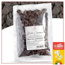 DISCHI DI SURROGATO CIOCCOLATO FONDENTE - 1 Kg - DECORAZIONI PER TORTE E DOLCI
