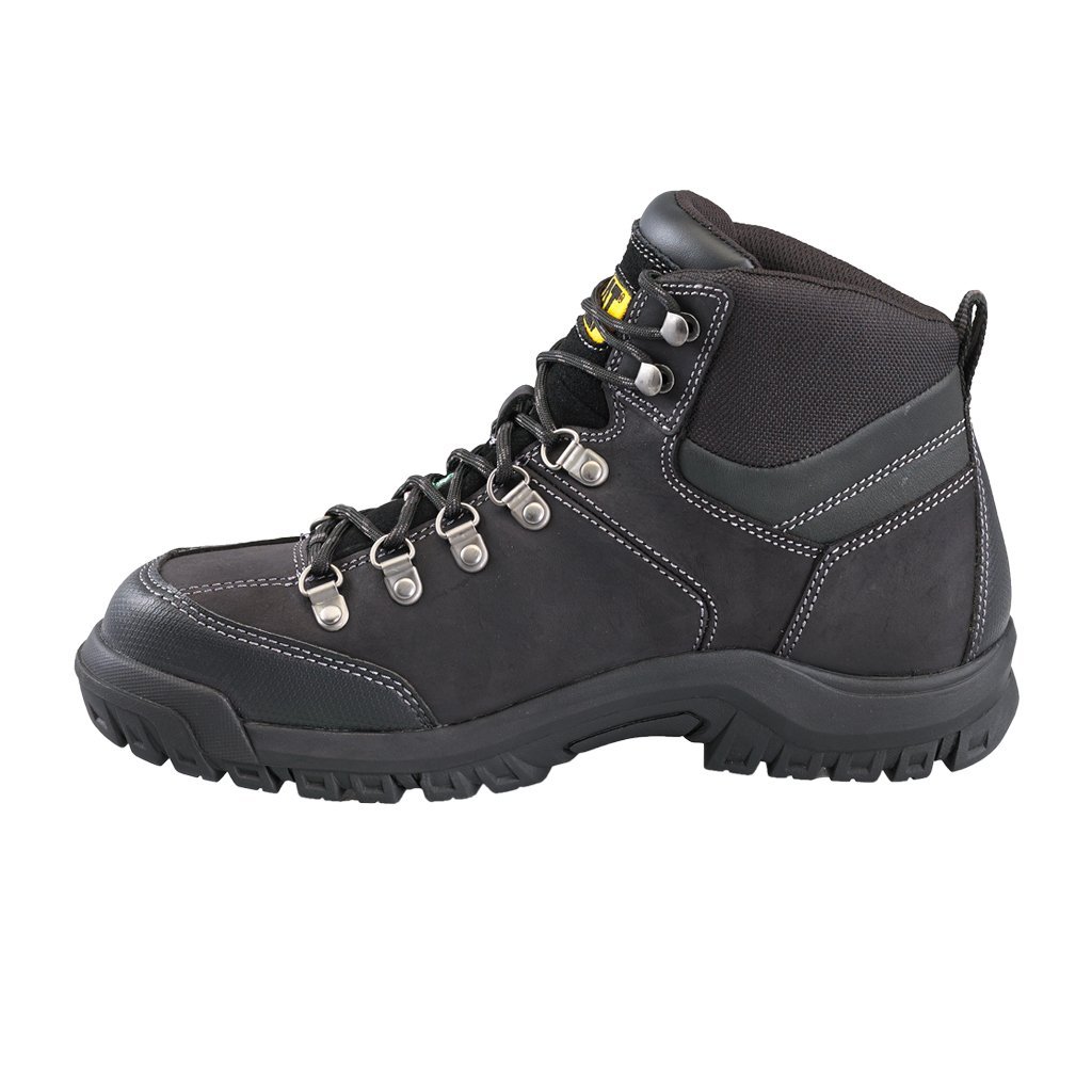 NEW MENS CATERPILLAR THRESHOLD WATERPROOF SLIP RESISITANT BLACK STEEL TOE BOOTS image 2