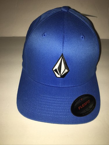 MENS VOLCOM ROYAL BLUE FLEXFIT HAT 