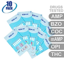 Mintegrity [10pk] 6-Panel Dip Card Urine Drug Test  #MI-WDOA-264