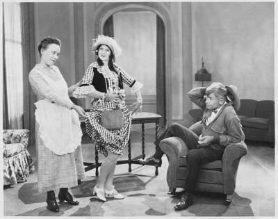 Will Rogers Isnt Just Sure Whether Or Not He Likes The Dress His 1927 PHOTO