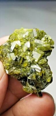 Glittering Epidote Crystals from Skardu-Pakistan